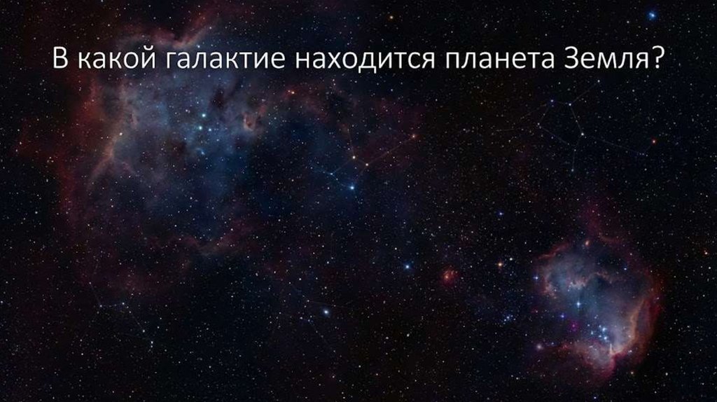 В какой галактие находится планета Земля?