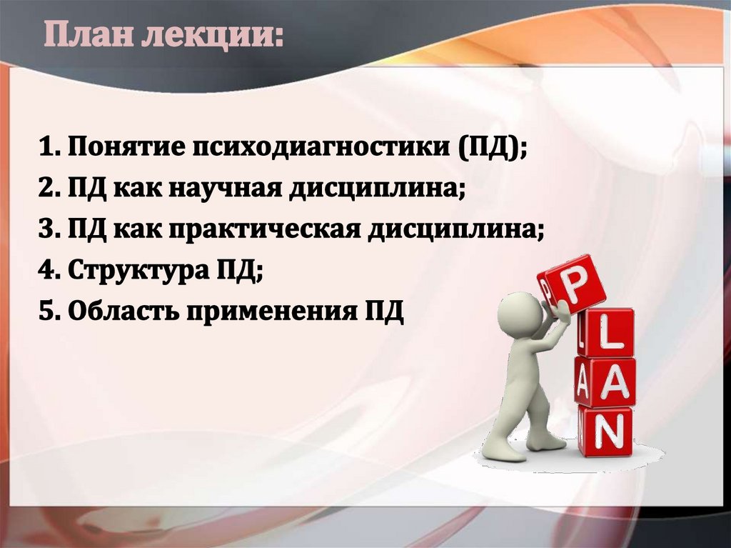 План лекции: