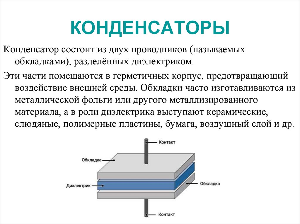 КОНДЕНСАТОРЫ
