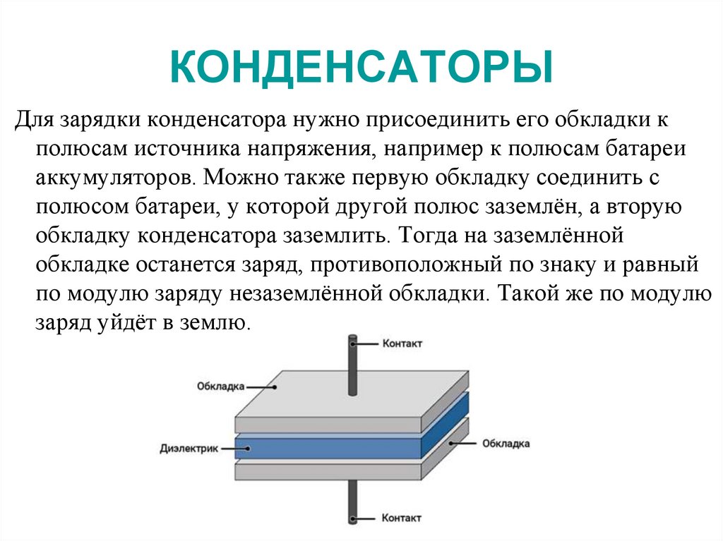 КОНДЕНСАТОРЫ