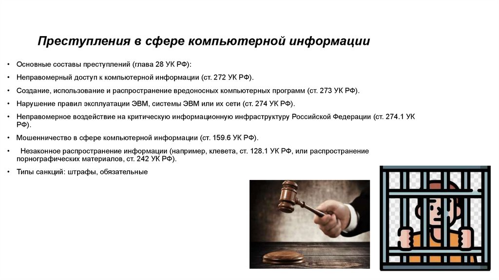 Преступления в сфере компьютерной информации