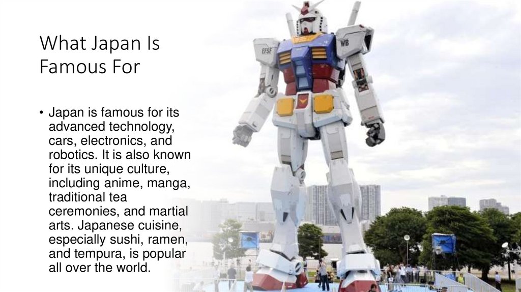 What Japan Is Famous For