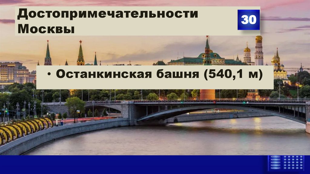 Достопримечательности Москвы