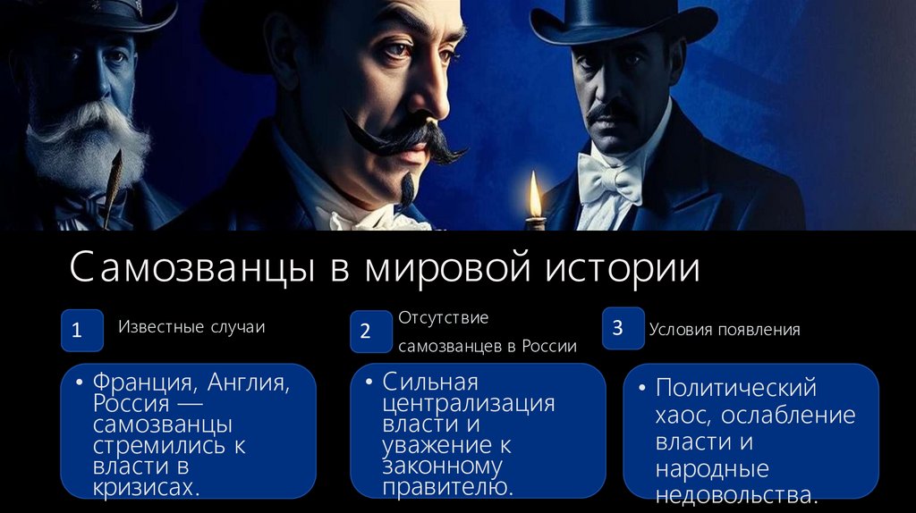 Самозванцы в мировой истории