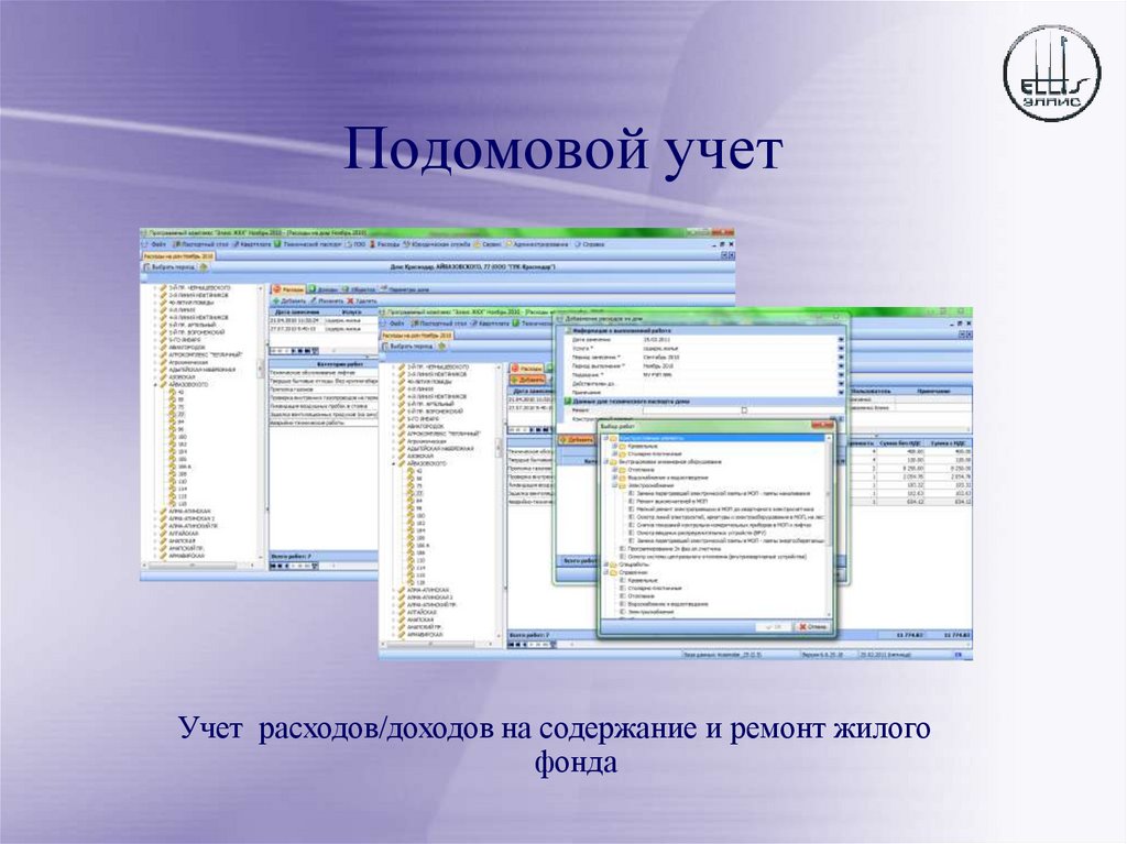 Подомовой учет