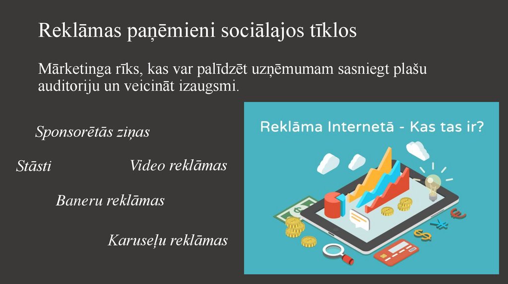 Reklāmas paņēmieni sociālajos tīklos