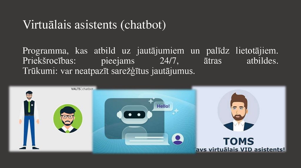 Virtuālais asistents (chatbot)