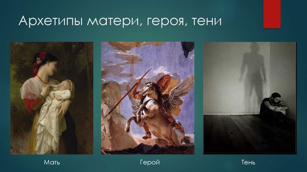 Архетипы матери, героя, тени