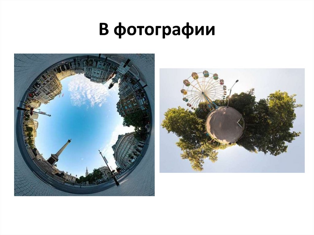 В фотографии