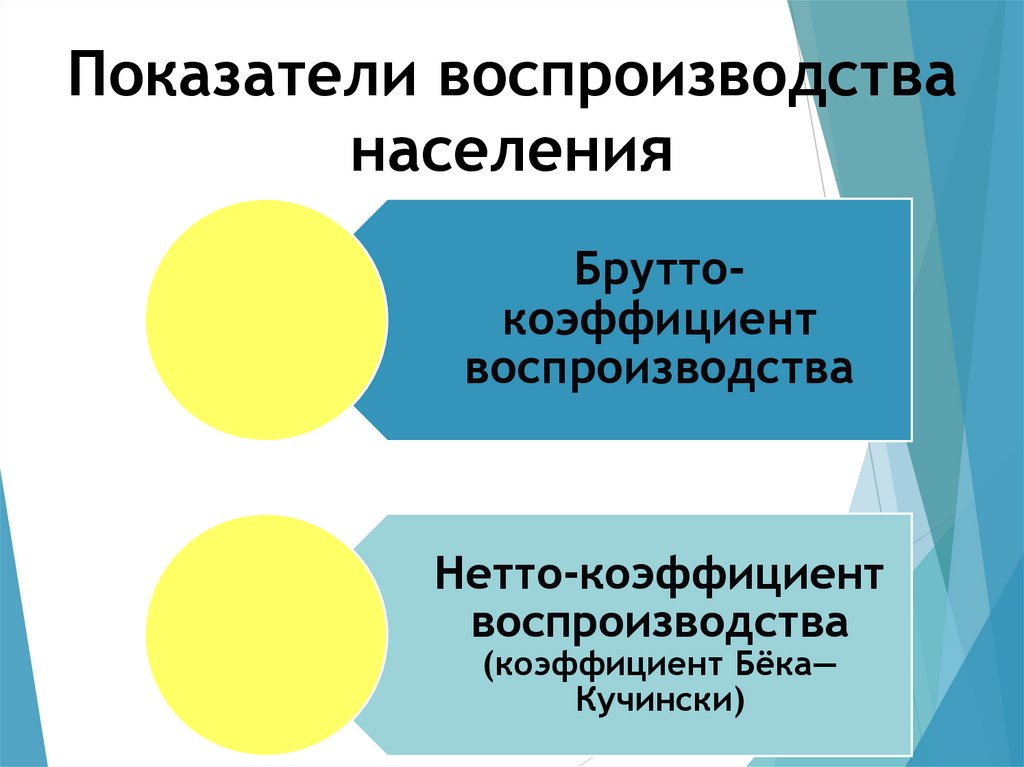 Показатели воспроизводства населения