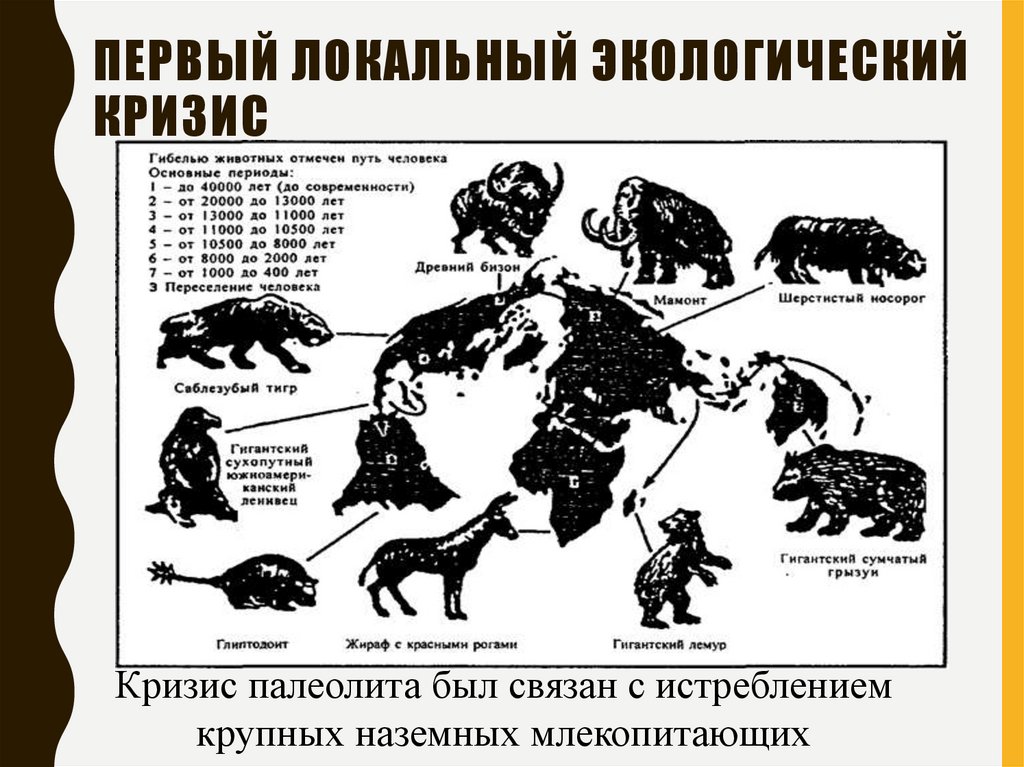 Первый локальный экологический кризис