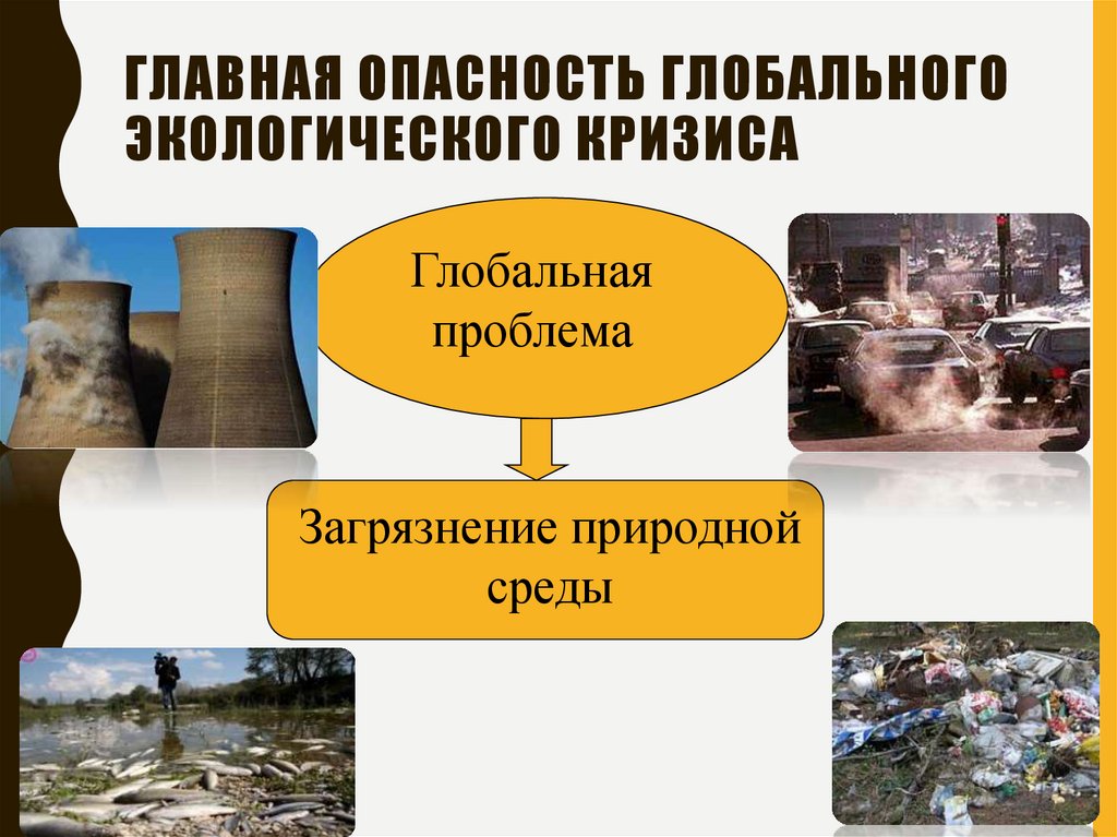 Главная опасность глобального экологического кризиса