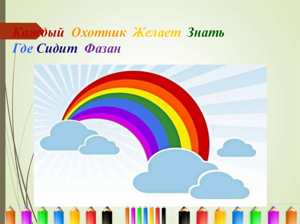 Каждый Охотник Желает Знать Где Сидит Фазан