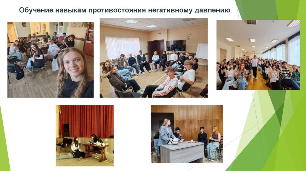 Обучение навыкам противостояния негативному давлению