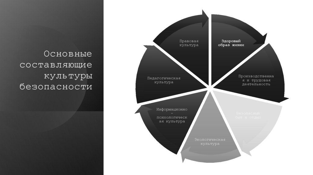 Основные составляющие культуры безопасности