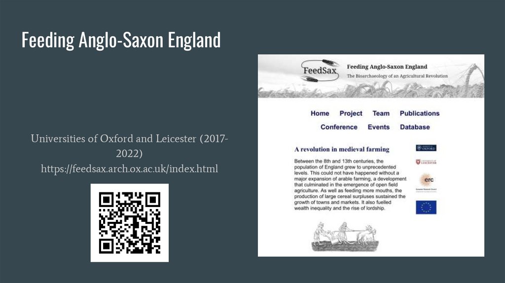 Feeding Anglo-Saxon England