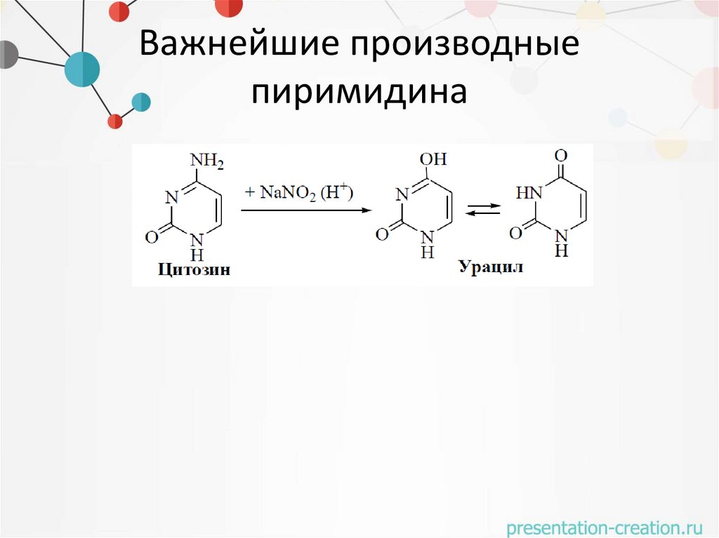 Важнейшие производные пиримидина
