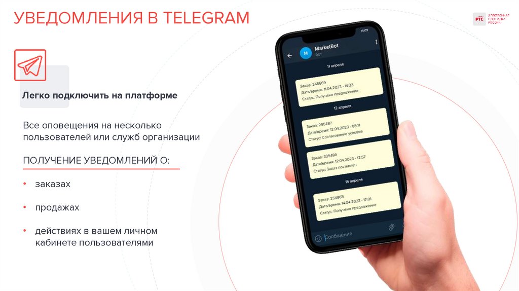 УВЕДОМЛЕНИЯ В TELEGRAM