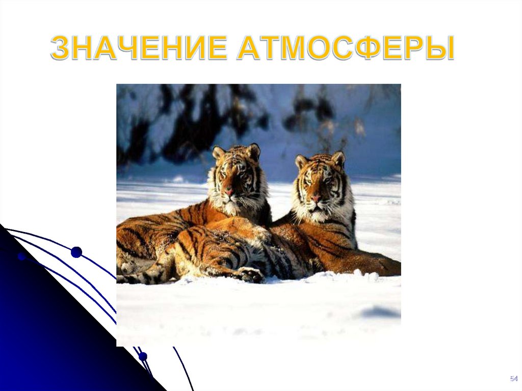 ЗНАЧЕНИЕ АТМОСФЕРЫ