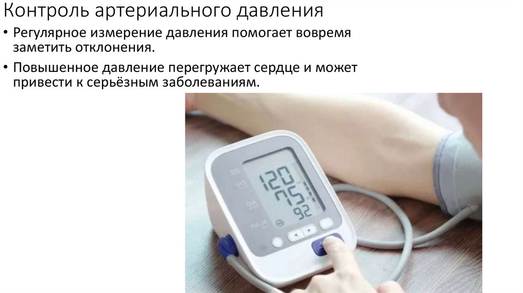Контроль артериального давления