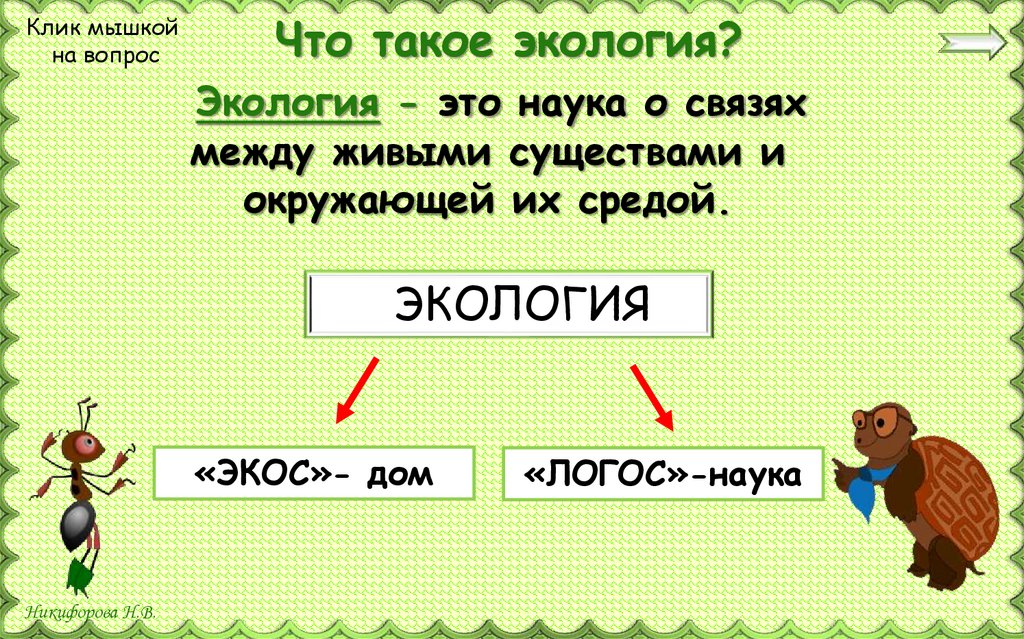 Что такое экология?