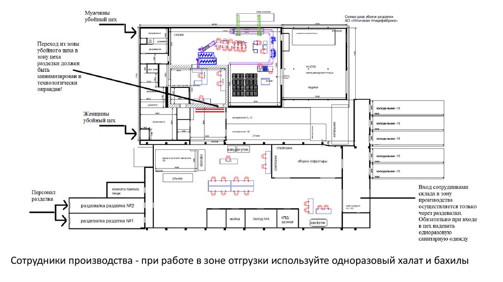 Соблюдайте потоки движения
