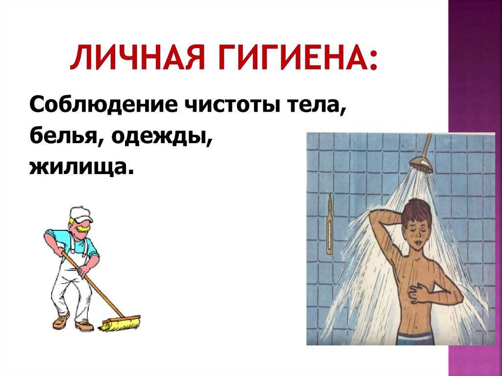 ЛИЧНАЯ ГИГИЕНА: