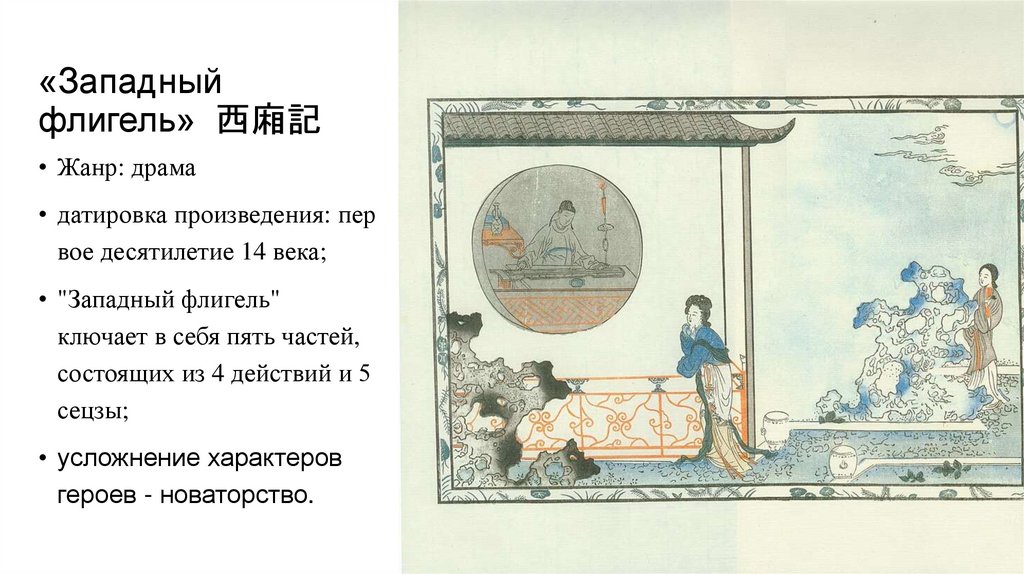 «Западный флигель»  西廂記