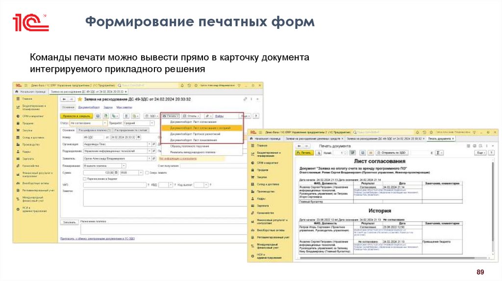 Формирование печатных форм