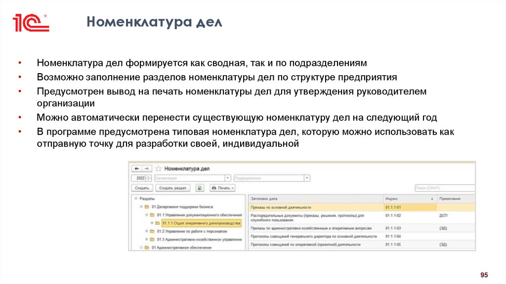 Номенклатура дел