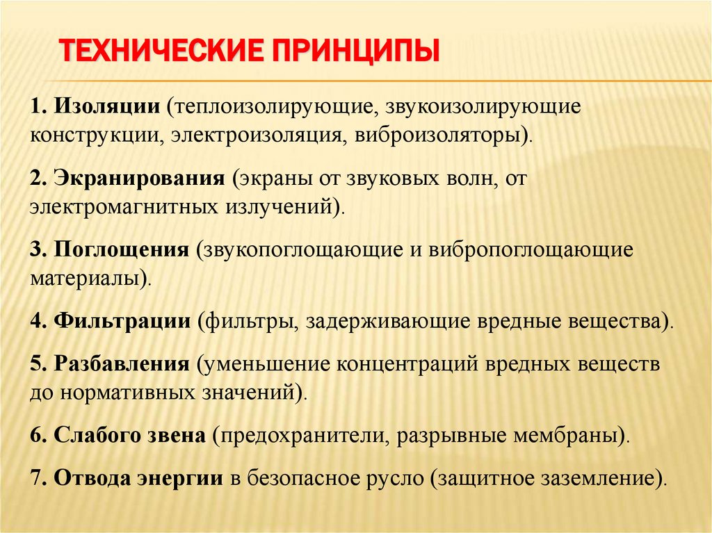 Технические принципы