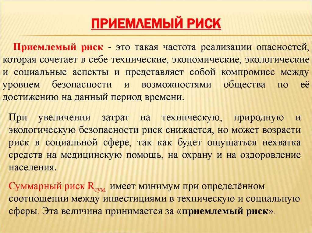 Приемлемый риск