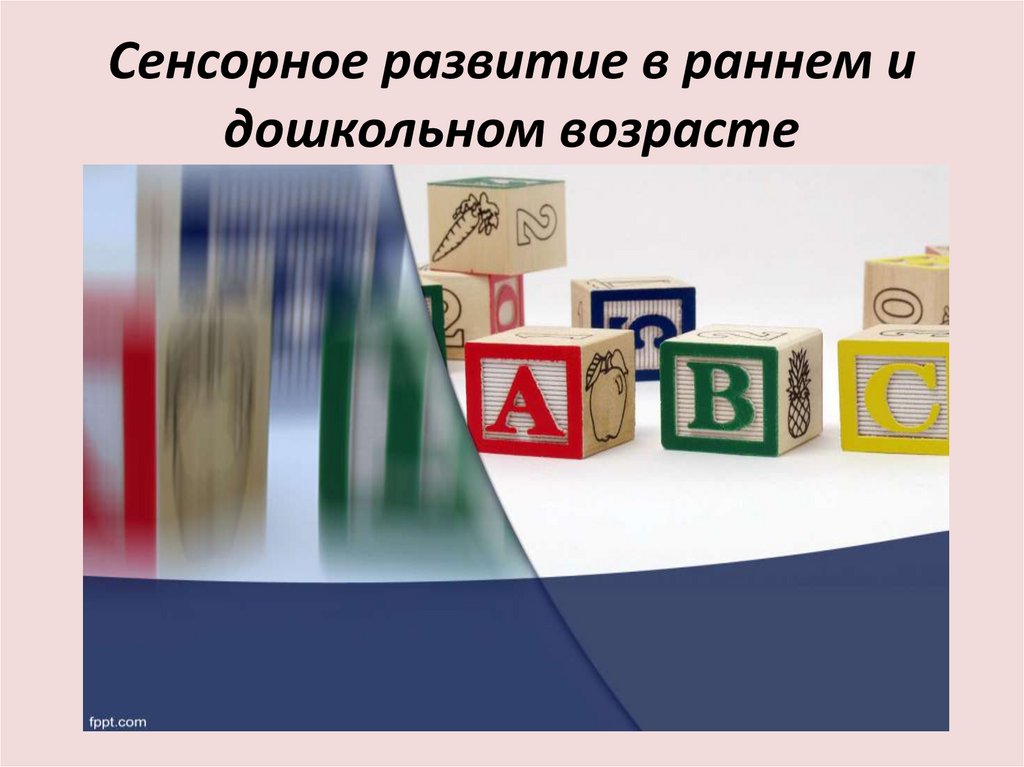 Сенсорное развитие в раннем и дошкольном возрасте
