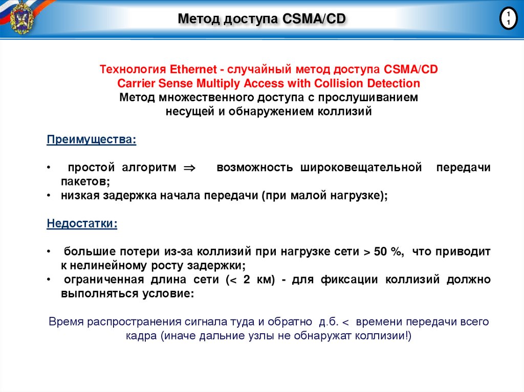 Метод доступа CSMA/CD
