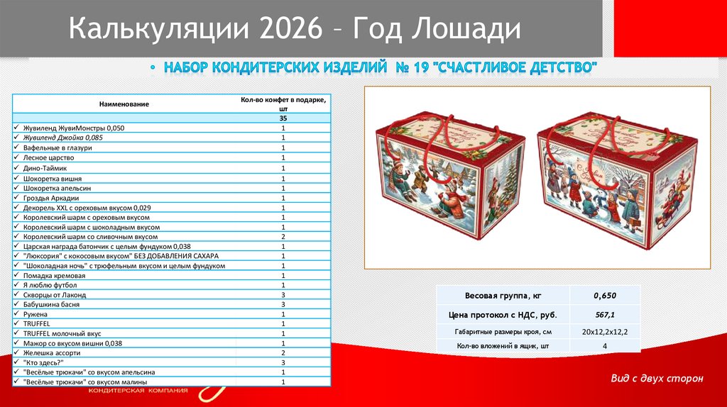 Калькуляции 2026 – Год Лошади