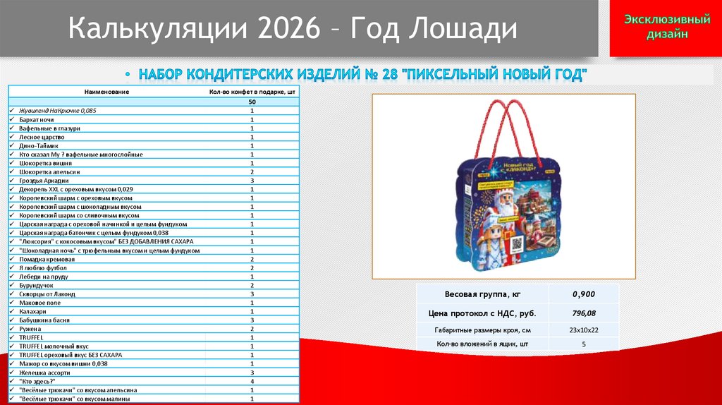 Калькуляции 2026 – Год Лошади