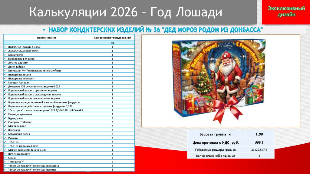 Калькуляции 2026 – Год Лошади