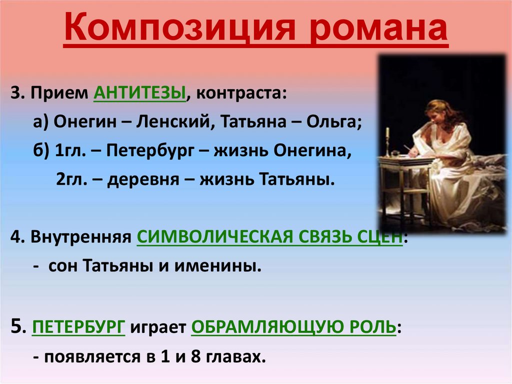 Композиция романа