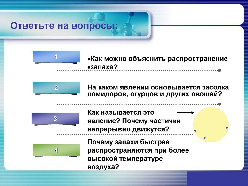 Ответьте на вопросы: