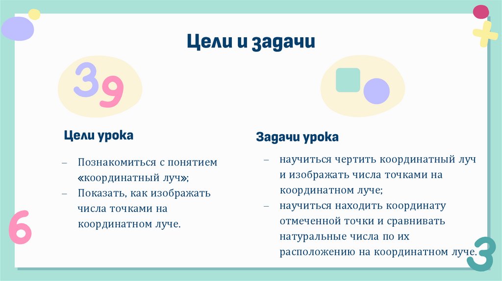 Цели и задачи