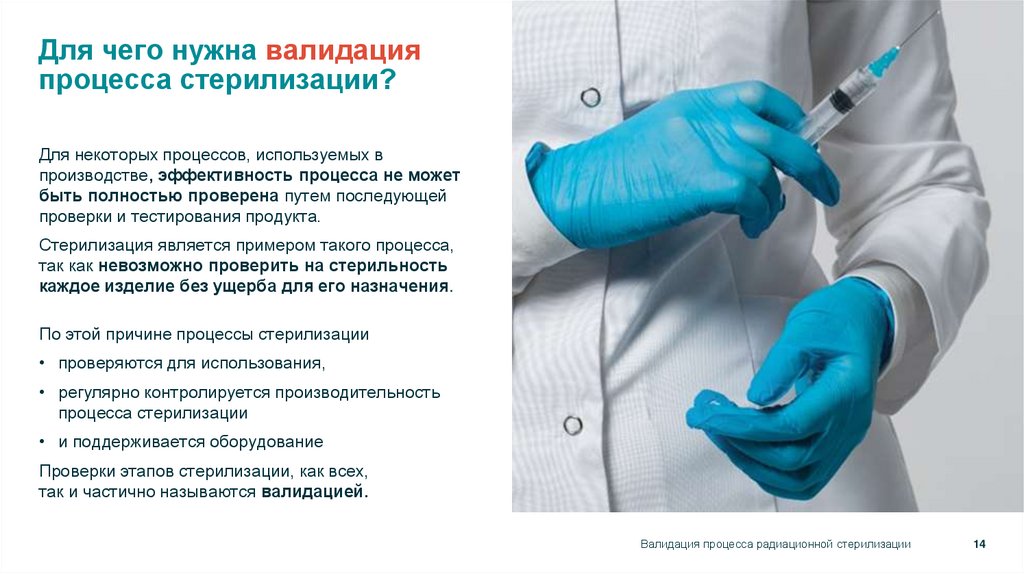 Для чего нужна валидация процесса стерилизации?