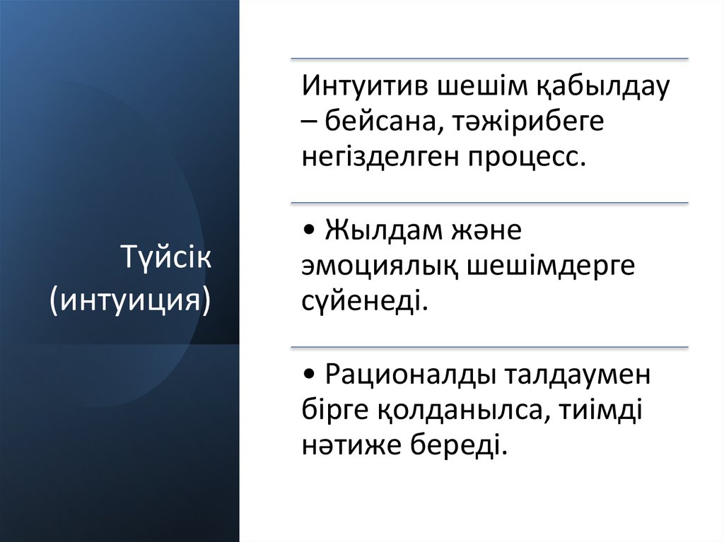 Түйсік (интуиция)