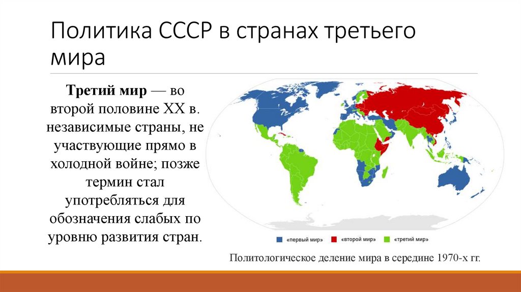 Политика СССР в странах третьего мира