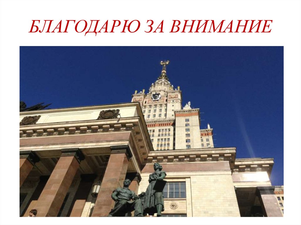 БЛАГОДАРЮ ЗА ВНИМАНИЕ