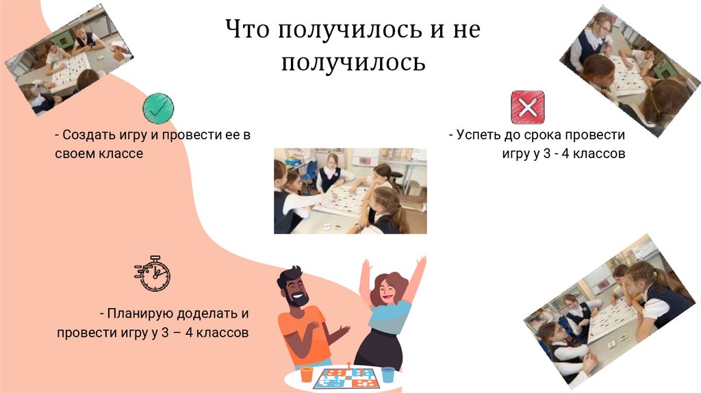 Что получилось и не получилось