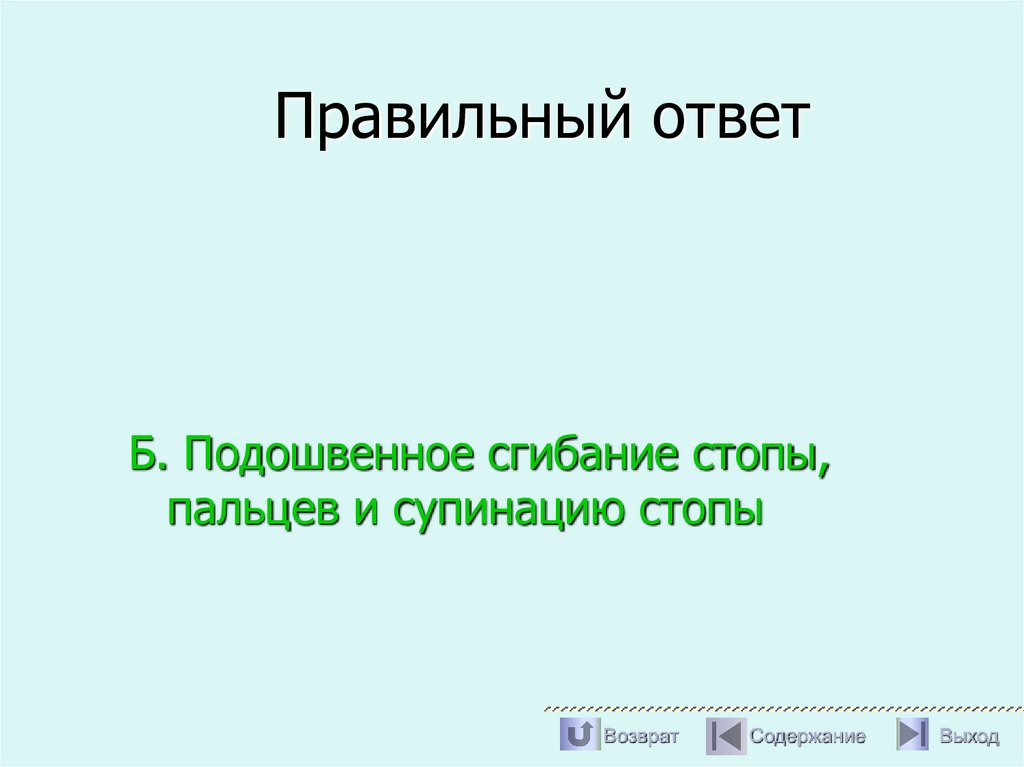 Правильный ответ