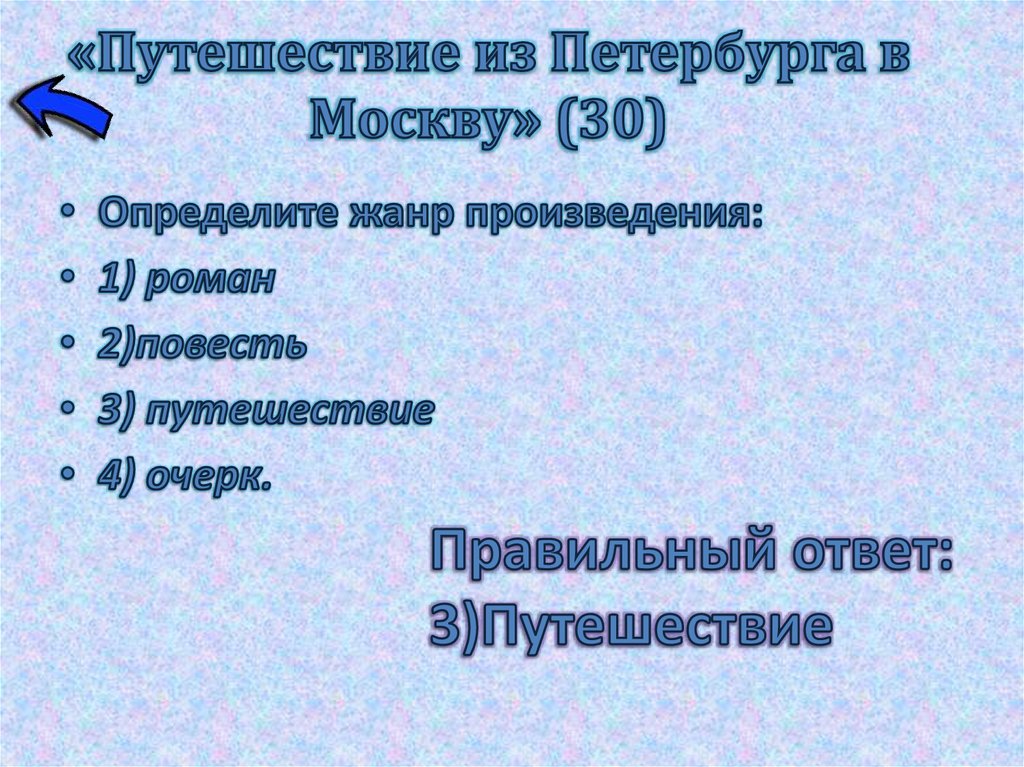 «Путешествие из Петербурга в Москву» (30)