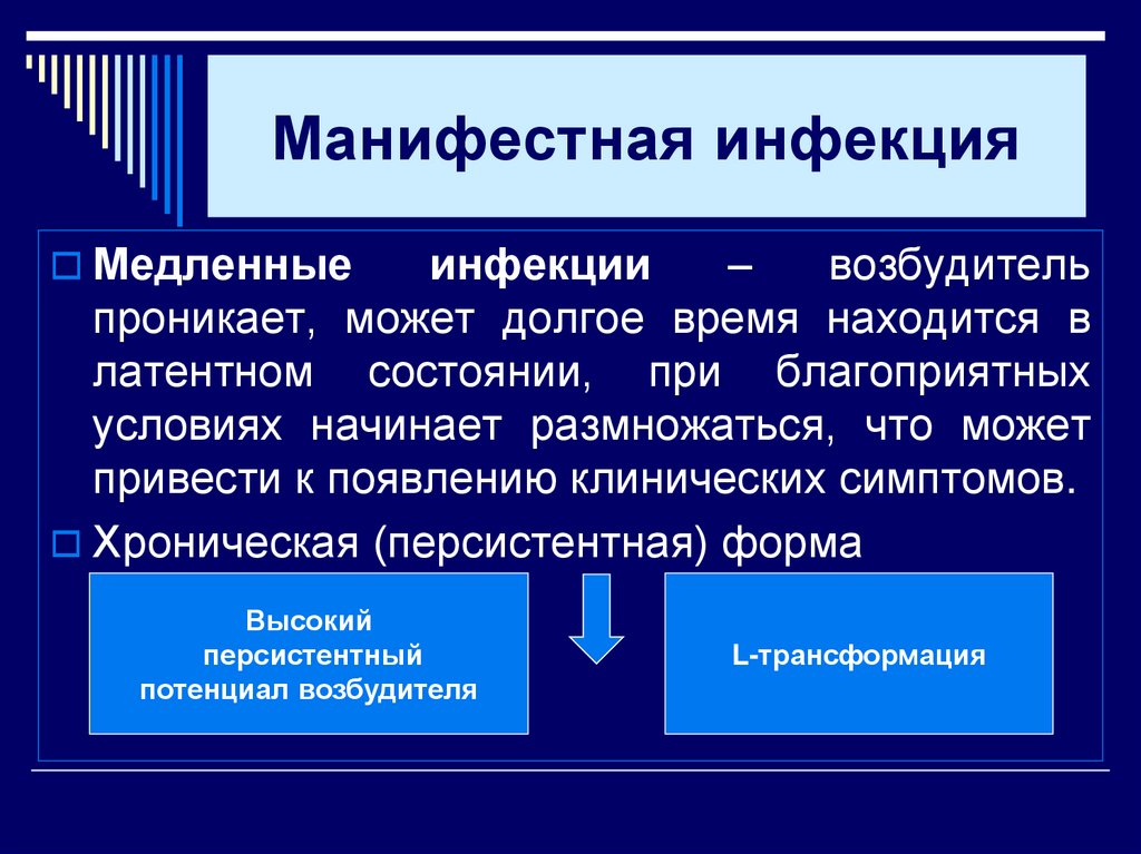 Манифестная инфекция