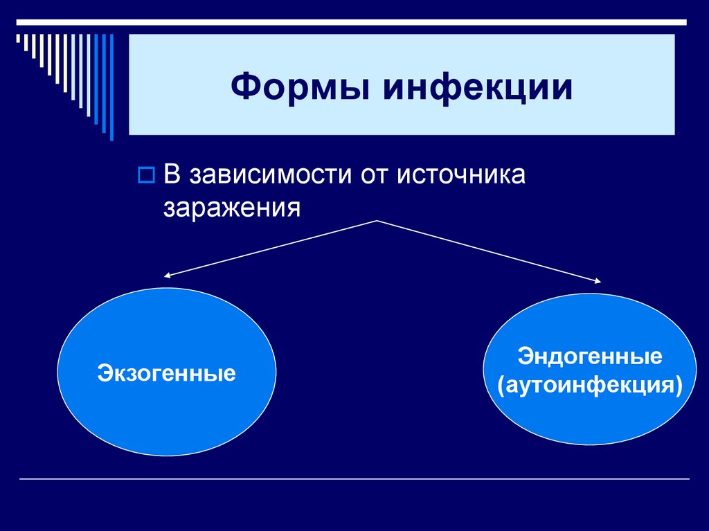 Формы инфекции