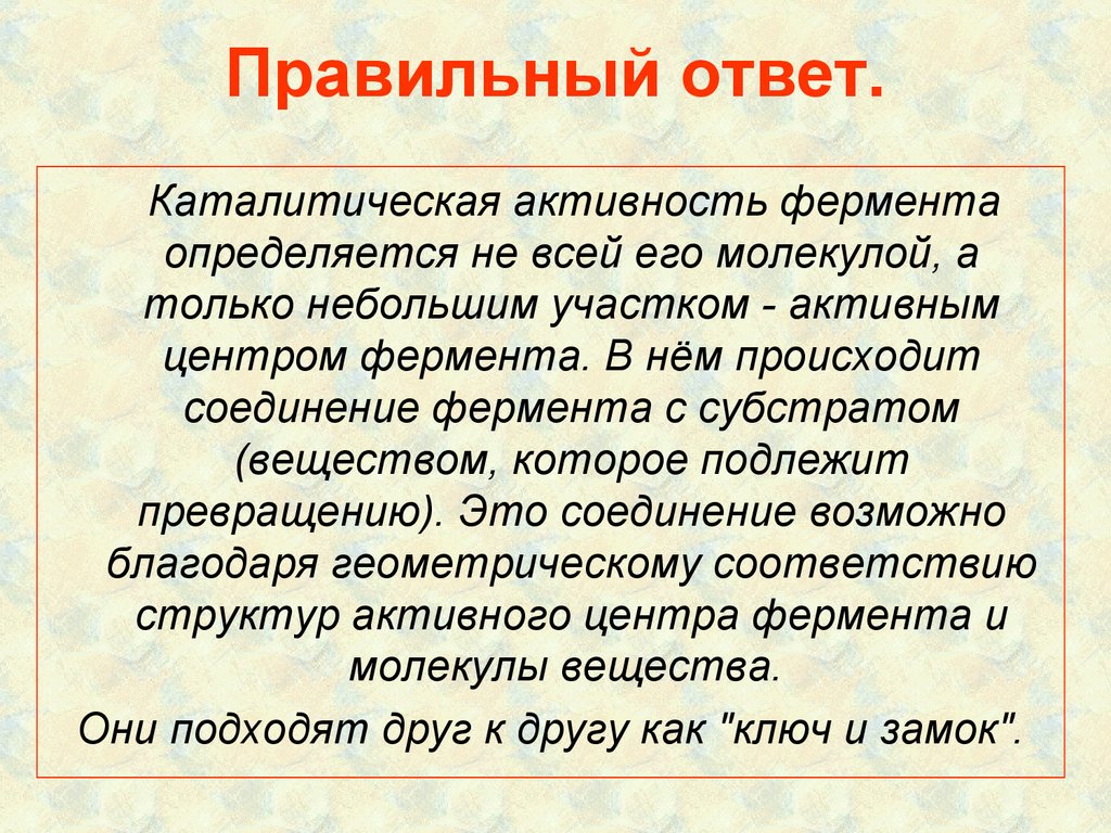 Правильный ответ.